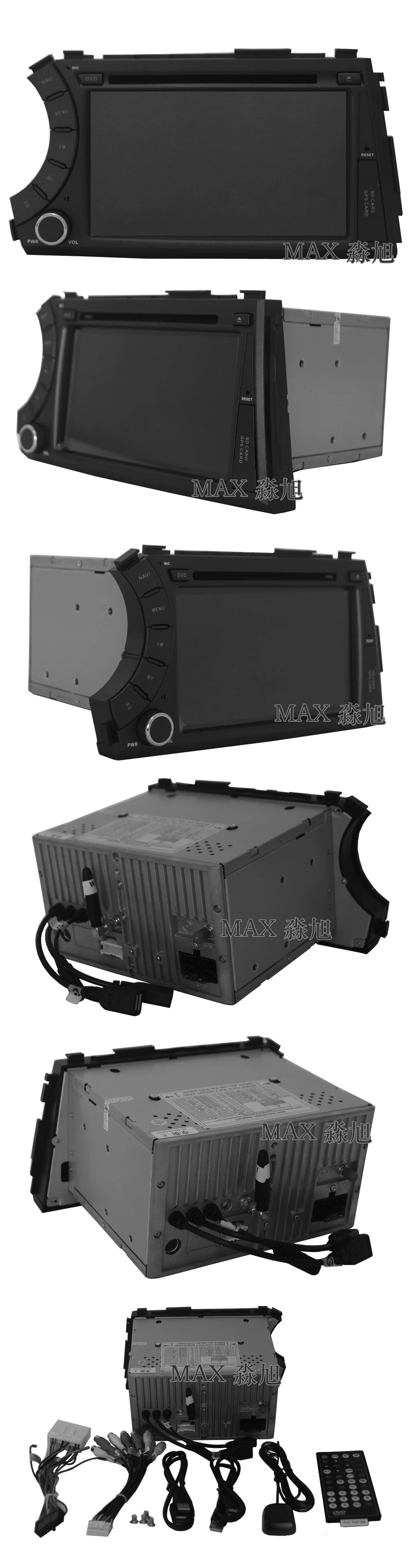 Best MAX Android GPS Navigation System Car DVD Player For Ssangyong Actyon Kyron Car Radio RDS Stereo BT WiFi SWC Free Map 12