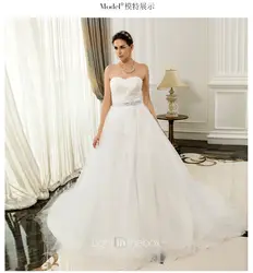 Дешевые бесплатная доставка vestido де noiva свадебное платье robe de mariage 20146 casamento платье невесты бинты свадебные платья бальное платье