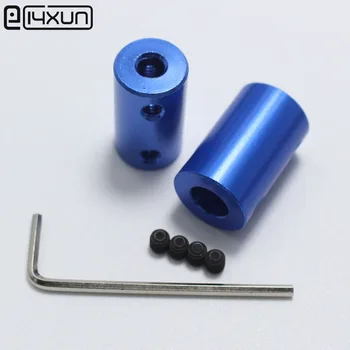 

50sets OD14L25 7x8mm Aluminium Alloy Coupling 7mm to 8mm Shaft Couplings with Hex Wrench+Screws Motor Coupler Connector