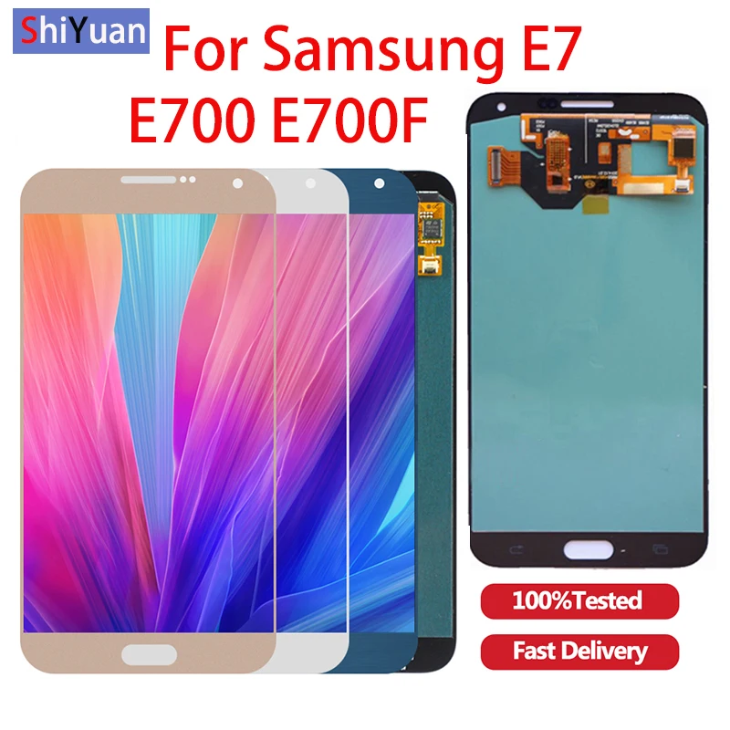 5 дюймов для SAMSUNG Galaxy E7 E700 E700F E700M E700H ЖК дисплей сенсорный экран дигитайзер