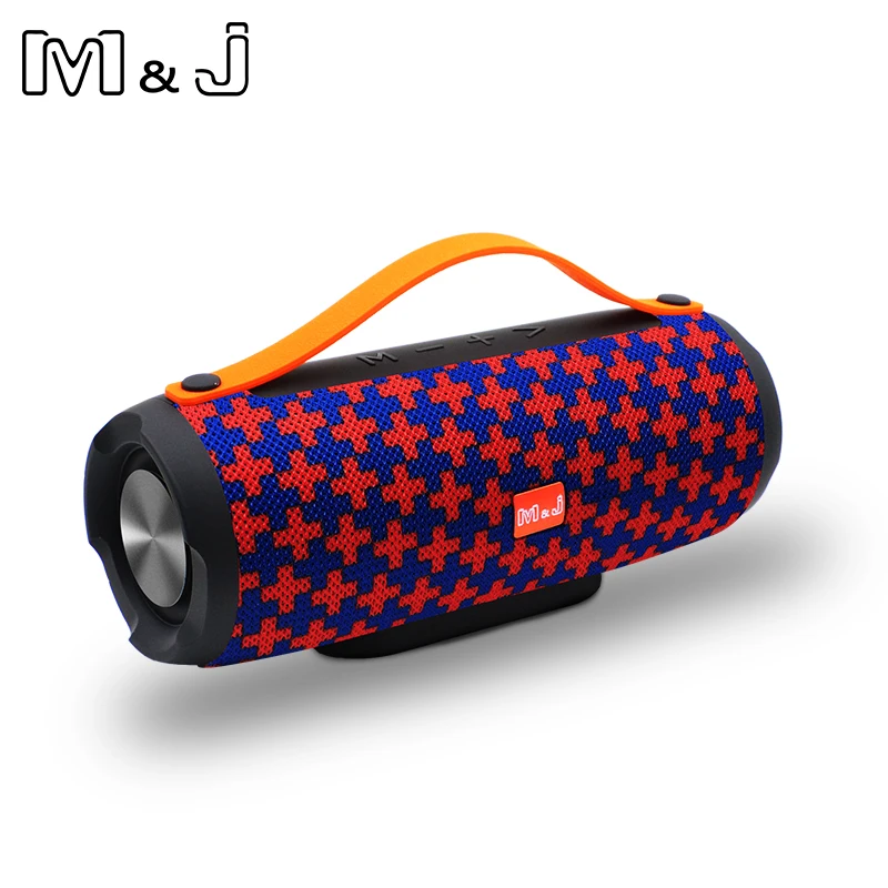 Беспроводная Bluetooth Колонка M & J портативная уличная большой мощности 10 Вт USB TF FM