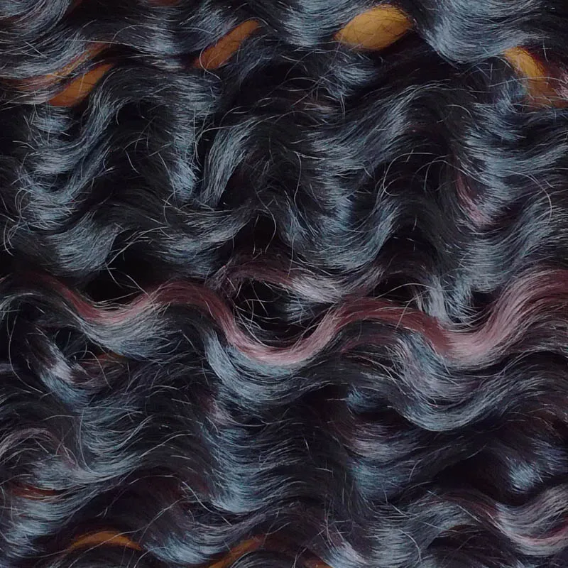 Dream ice's искусственные завитые волосы глубокая волна 120 г 22 дюйма 1 пучок натурального цвета - Цвет: T1B/33