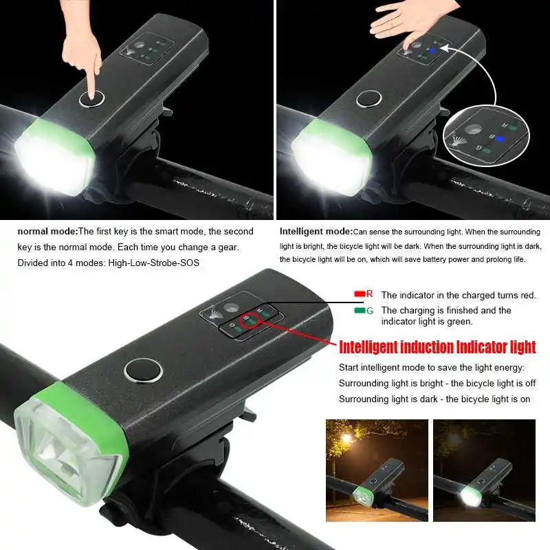 Sale WasaFire Waterproof Bicycle Front Lights intelligent sensor LED Cycling Headlamp USB Rechargeable Bike Light lamps led lights 9 Sale WasaFire Waterproof Bicycle Front Lights intelligent sensor LED Cycling Headlamp USB Rechargeable Bike Light lamps led lights 9