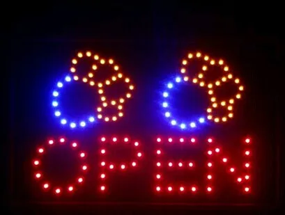 

2017 Direct Selling 10x19 Inch Semi-outdoor Ultra Bright Pet Shop signage led sign