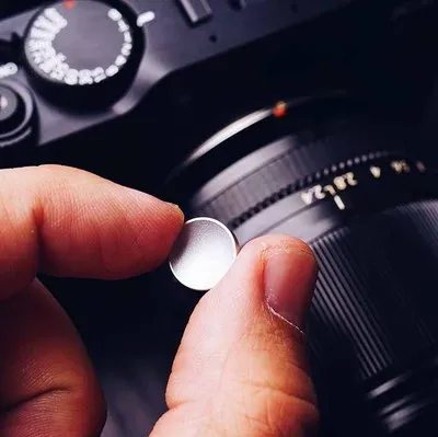 Черный Камера с механическим выводом затвора для фотокамеры латунная кнопка для Leica ЖК-дисплея с подсветкой Fujifilm Fuji SONY X-T10 X100 X100S X100T X20 X30 X-Pro2 X-E1 X-E2 - Цвет: Черный