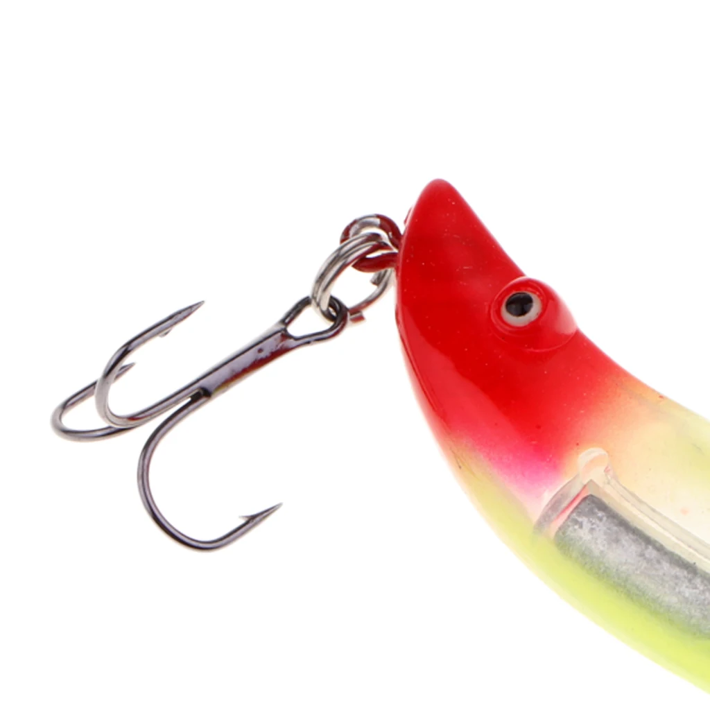 Perfeclan Fishing Lure Shrimp Lure Squid 8cm/15g Hard Jig Baits Swing Shrimp Squid Lure Squid Jigs Fishing Lures