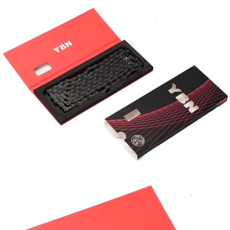 Discount YBN 11S MTB Road Bike Chain 11 Speed Black Diamond Hollow 22s 33S Chains for Shimano SRAM Campanolo System Bike Parts 0