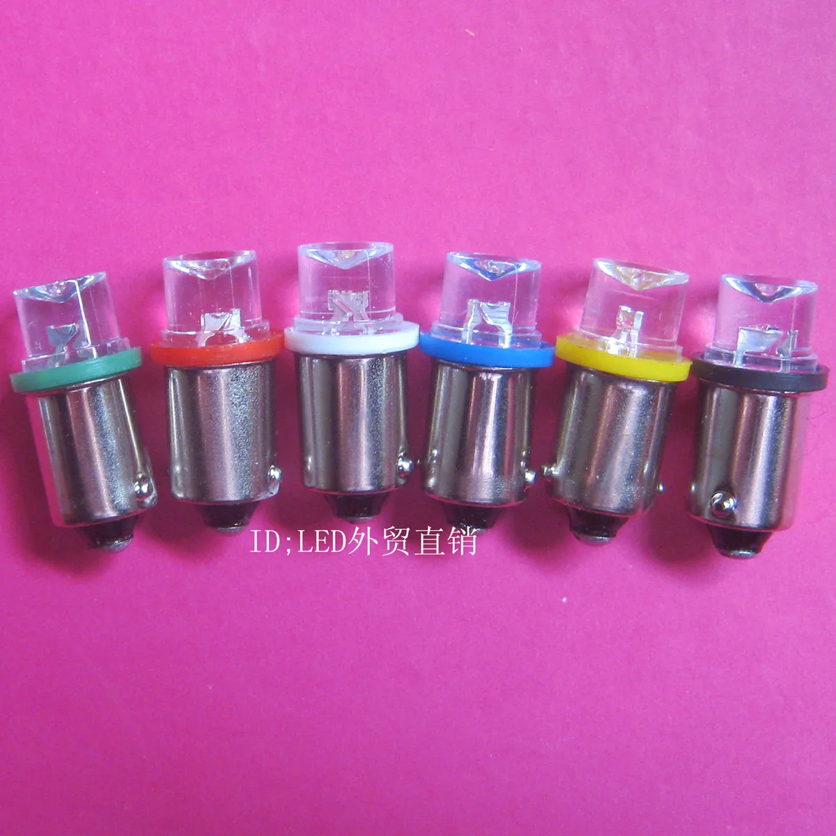 

A small button light bulb 3V\4.5V\6V\8V\9V BA9S LED lamp bayonet experiment