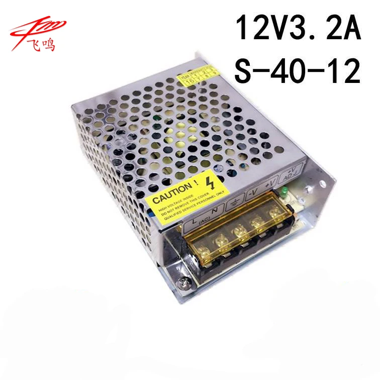 

40W 12V 3.5A Single Output Switching power supply for LED Strip light AC-DC S-40-12