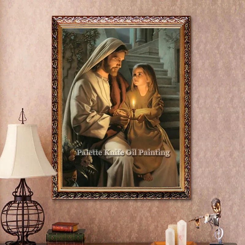 Jesus Christ Jesus Canvas Posters and Prints Wall Art Pictures for living room Home Decor cuadros decoracion Oil painting 14
