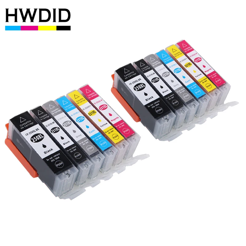 HWDID PGI250 pgi250 cli251 XL Ink Cartridge Compatible For Canon PIXMA