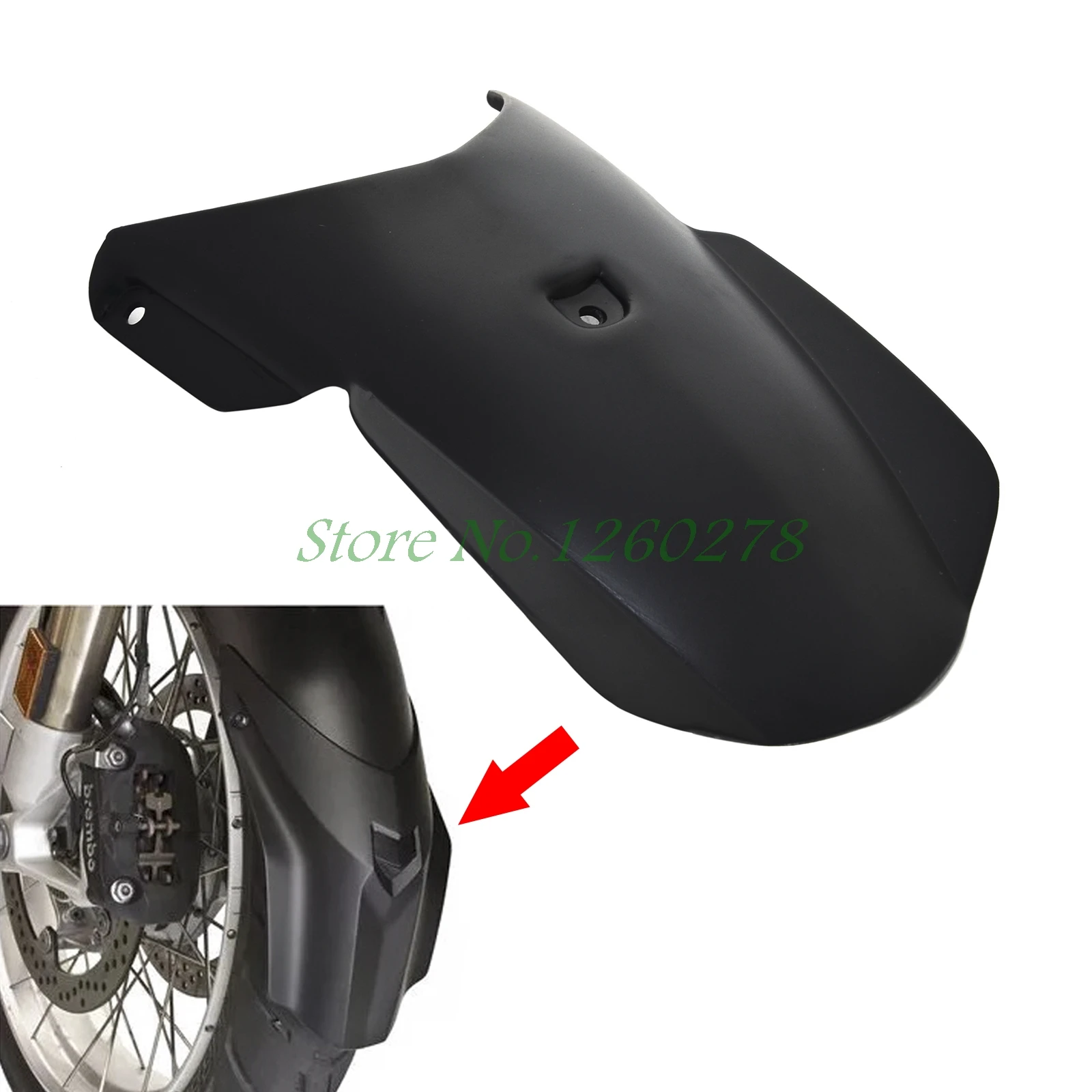 Motorcycle Front Fender Extension Extender For F800GS Adventure 2013