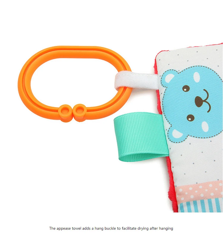 Новые детские Комфорт шарф игрушка предотвратить младенцев от плача хлопок бумага грызть укус гуттаперча младенцев плакать и успокоить