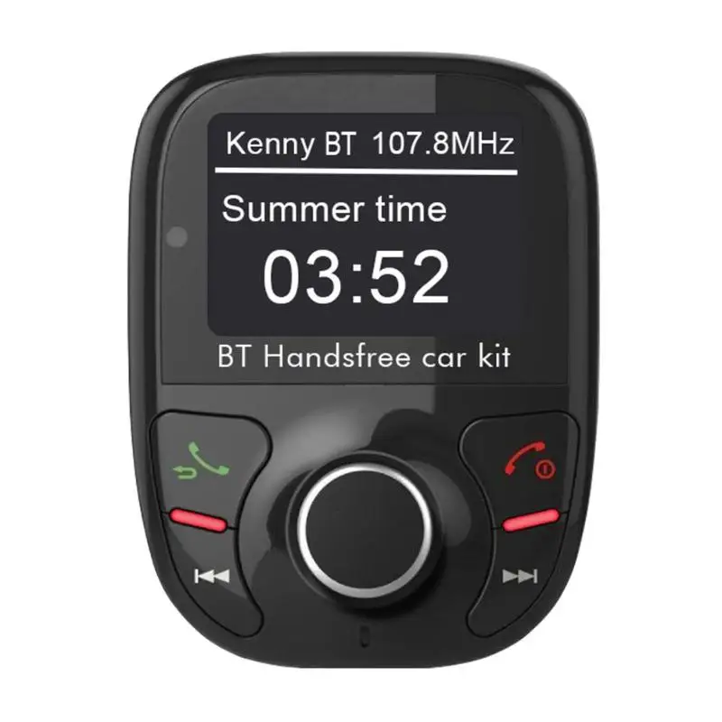BT002 Bluetooth fm-передатчик громкой связи автомобильный комплект MP3-плеер зарядный провод USB выход fm-передатчик Dual USB автомобильные аксессуары