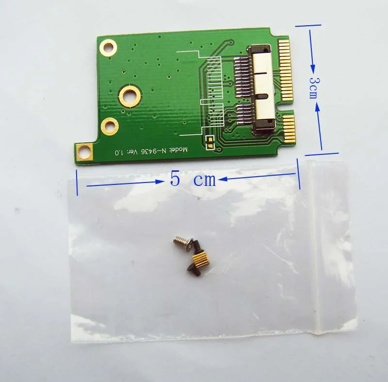 

Mini PCI-E Adapter Card for BCM94331CD BCM943224PCIEBT2 BCM94360CD BCM94331CSAX
