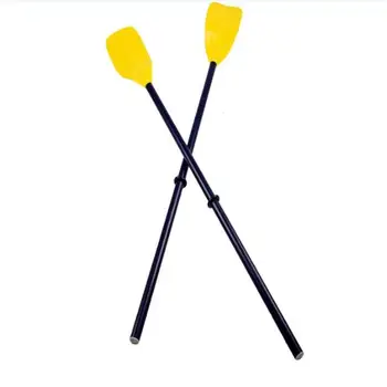 

Mounchain 1pair Plastic Inflatable rowing Boat Kayak Paddle Detachable Quant OAR for Rubber Boat Paddles 114cm yellow