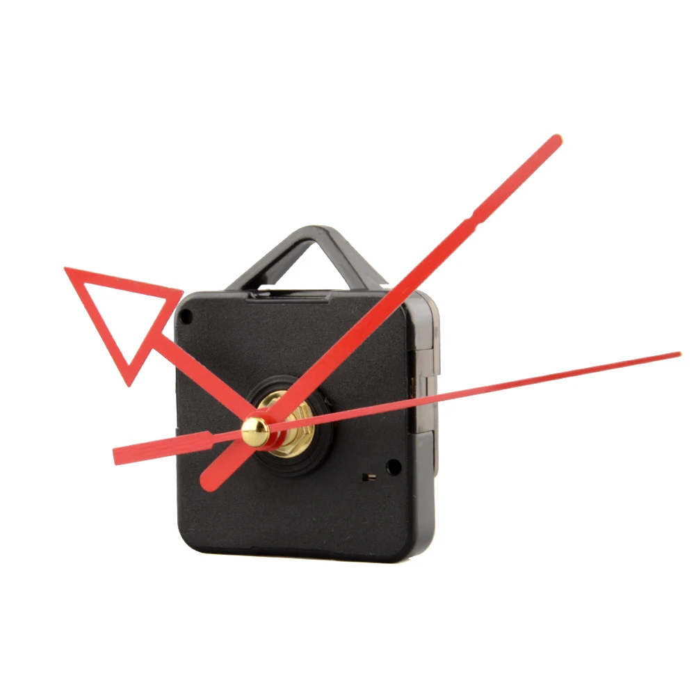 

Silent Clock Quartz Movement Mechanism Red Arrow Hand DIY Part Repair Kit Set