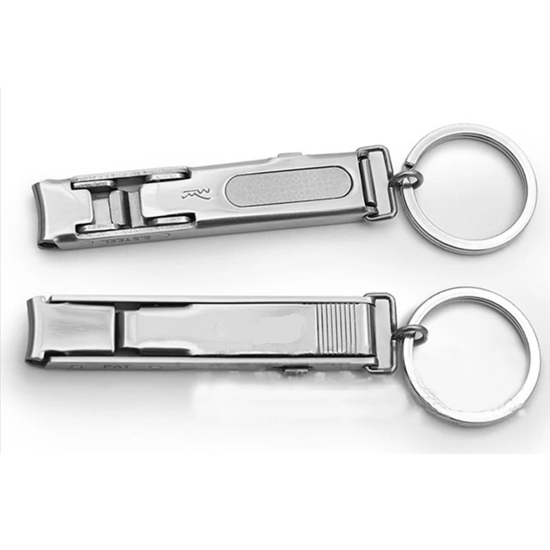 

Outdoor Keychain Multifunctional Foldable Portable Nail Scissors Nail Clipper Nail Keyring Scissors Stainless Steel Key Chains