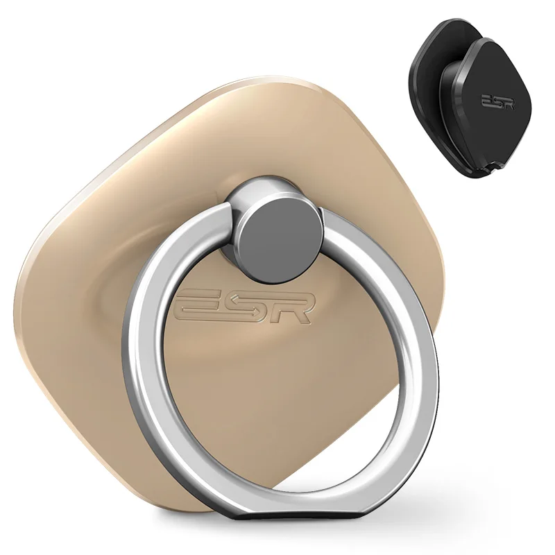 ESR Phone Holder Finger Grip Ring Zinc Alloy Ring Stand Kickstand Metal Holder for iPhone X 8 8 Plus 7 6s for Samsung S9 Xiaomi
