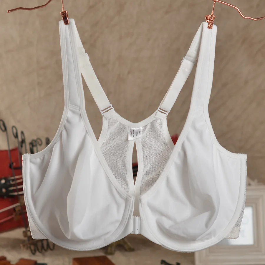 Europe Style Big Brand Women Solid Summer Push Up Bra, Front Buckle Plus Size D Cup Bras