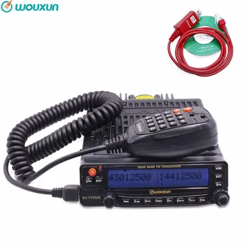 

Wouxun KG-UV950P Quad Bands Transmission Eight Bands Reception Powerful Output Mobile Transceiver With Multi Functions Radio