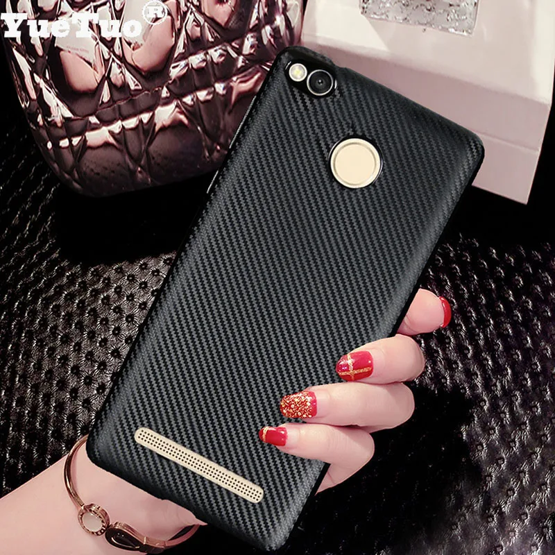

YueTuo case for xiaomi redmi 3 3s 3 pro s 3pro prime ultra thin soft silicone silicon tpu carbon fiber coque phone back cover