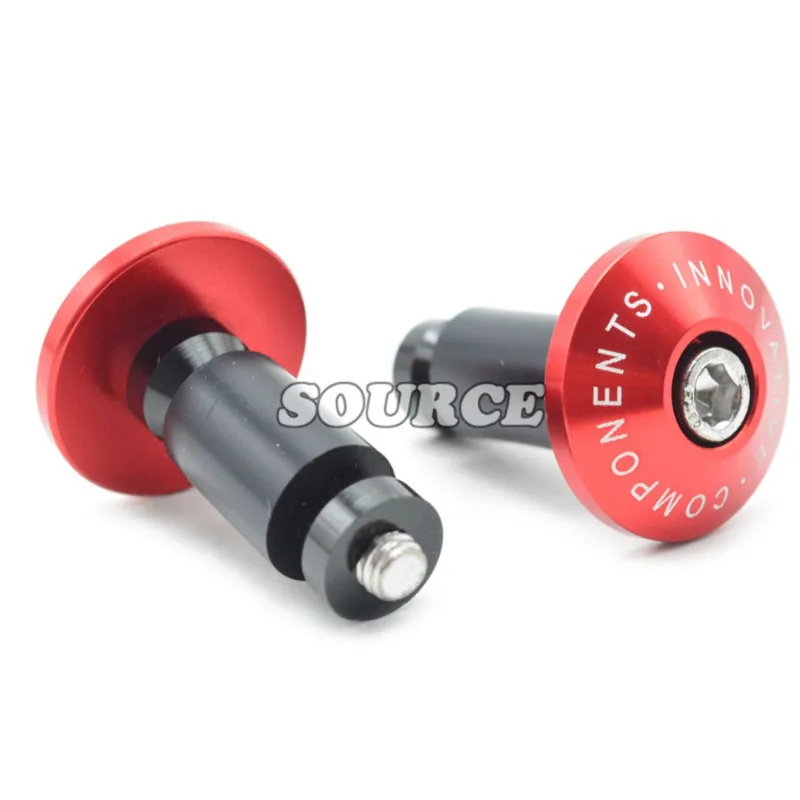

A pair of motorcycle handle plugs