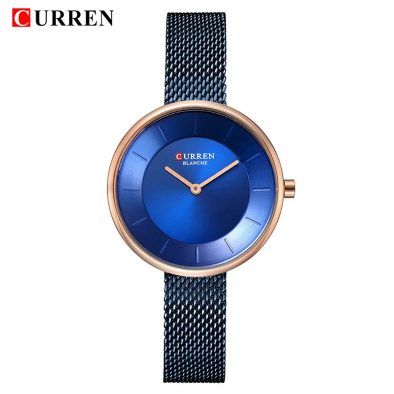 CURREN Women Watches Top Brand Luxury Gold Ladies Watch Stainless Steel Band Classic Dress
