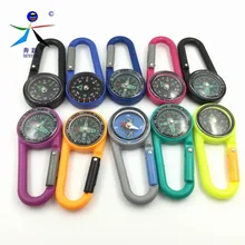 5 шт. Открытый Альпинизм Пряжка с карабин с компасом Военный Туризм альпинистские компасы Кемпинг Альпинисты вычеты