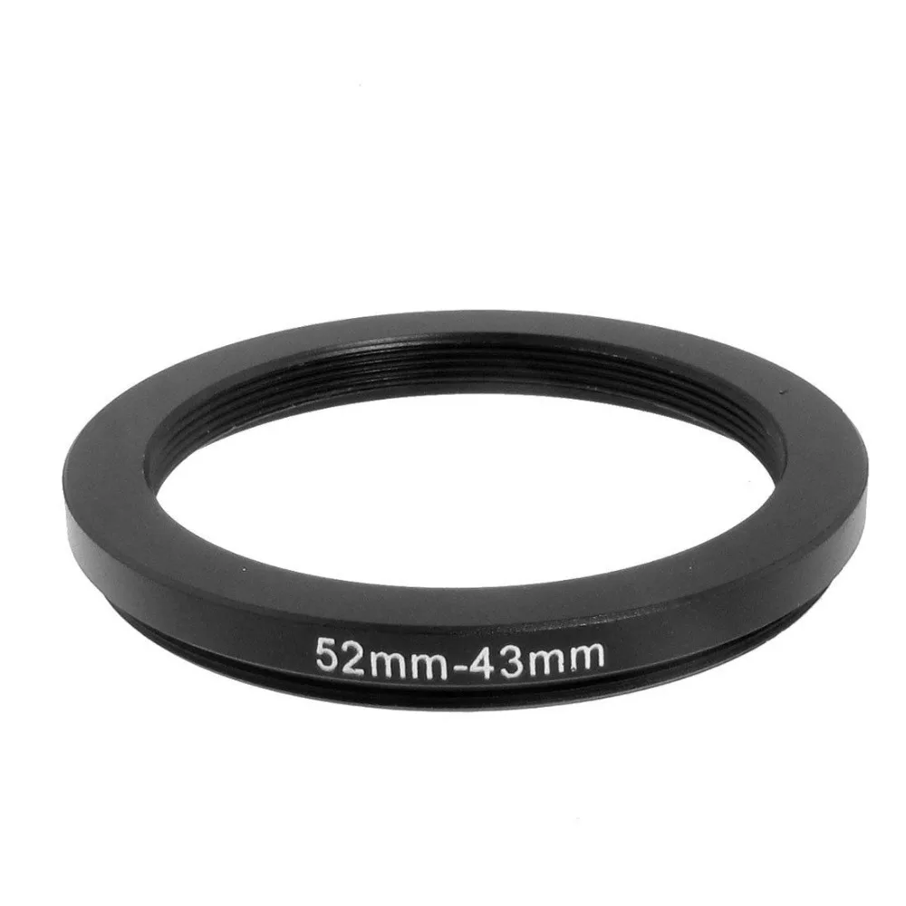 52mm 43mm 52 43mm 58 to 43 Step down Ring Filter Adapter black free