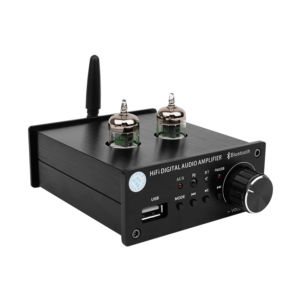 AIYIMA Bluetooth 4 2 HiFi 5654 трубчатый предусилитель усилитель Стерео с настройкой высоких