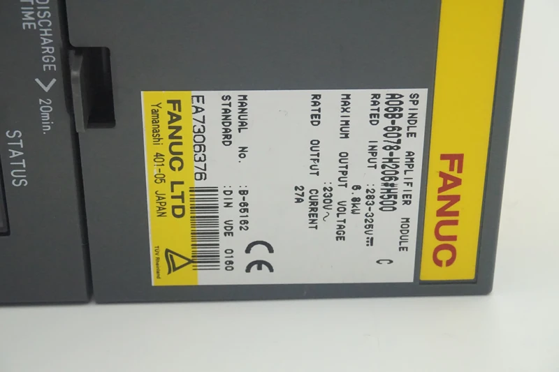 FANUC amp A06B-6078-H206 100% протестированный ок сервопривод усилитель привода ЧПУ