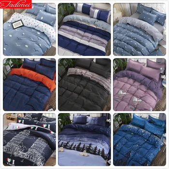 

2019 New Autumn Winter Soft Cotton 3/4 pcs Bedding Set Adult Kids Child Bed Linens Single Full Double Queen King Size Bedspreads