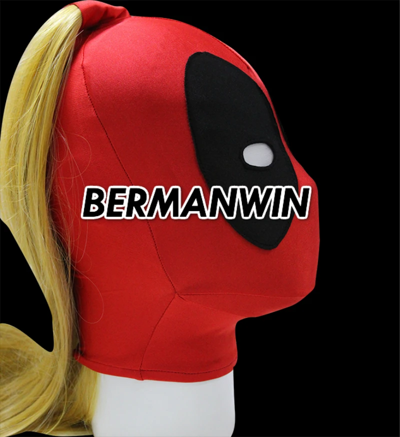 BERMANWIN Высококачественная женская маска Дэдпул Эластичная Маска Спандекс женская маска Дэдпул Косплей