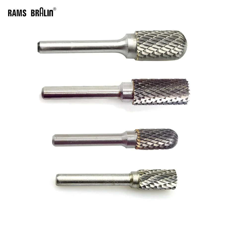 1 piece Carbide HSS Cutter Bur Double line for Metal Deburring Wood