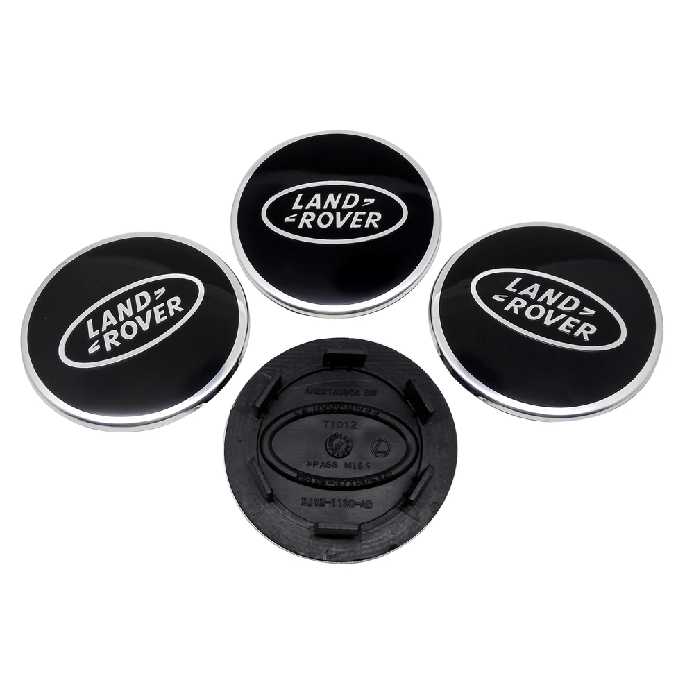 

4pcs Car Emblem Wheel Center Hub Cap 62.5mm Badge Covers For Land Rover Discovery 2 Sport Range Rover Evoque Defender Freelander