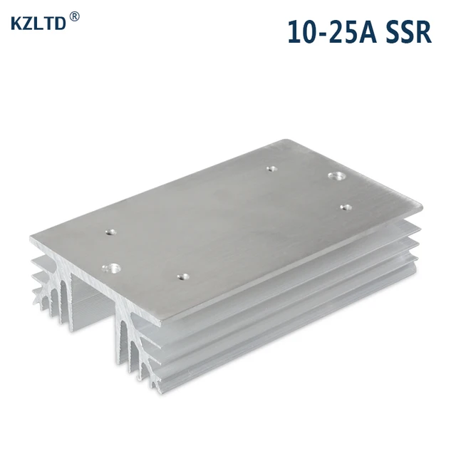 SSR Heat Sink for 20A 25A 40A Three Phase Solid State Relay Aluminum