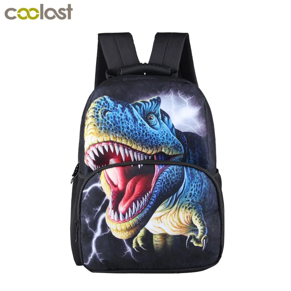 Cool T REX Dinosaur Backpack For Teenager Boys Men Women Travel Bags