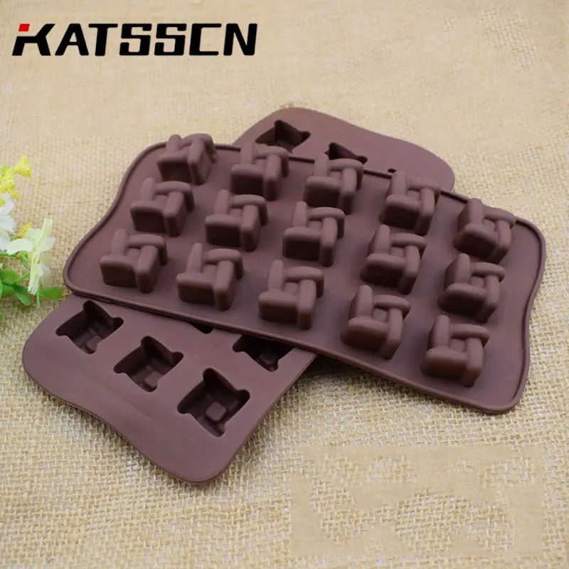 

Silicone Baking Mould Chocolate Mold 15 Holes Windmill Shape Candy Frozen Pudding Ice Mould Cake Baking Desserts Tools 97