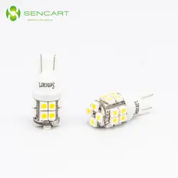 100 шт T10 194 W5W 20SMD 2825LED супер яркий автомобиль лампочка габаритов источник света для стоп-сигналы