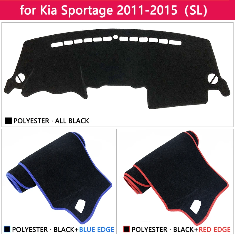Для Kia Sportage 2011 2012 2013 2014 2015 SL Противоскользящий коврик на приборную панель