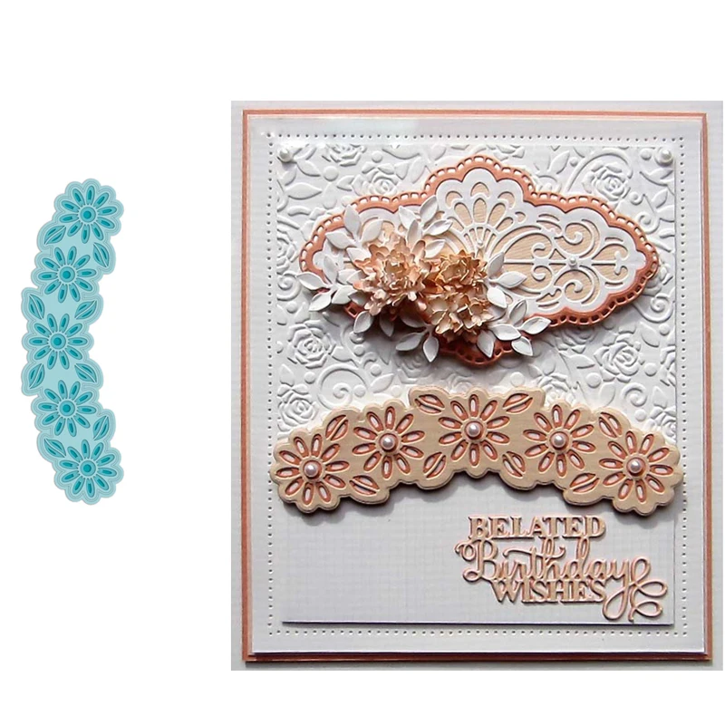 

Curve Lace Cutting Dies Scrapbooking Template Card Album Making DIY Stencil Embossing Craft Decoration Animal New Dies 2019