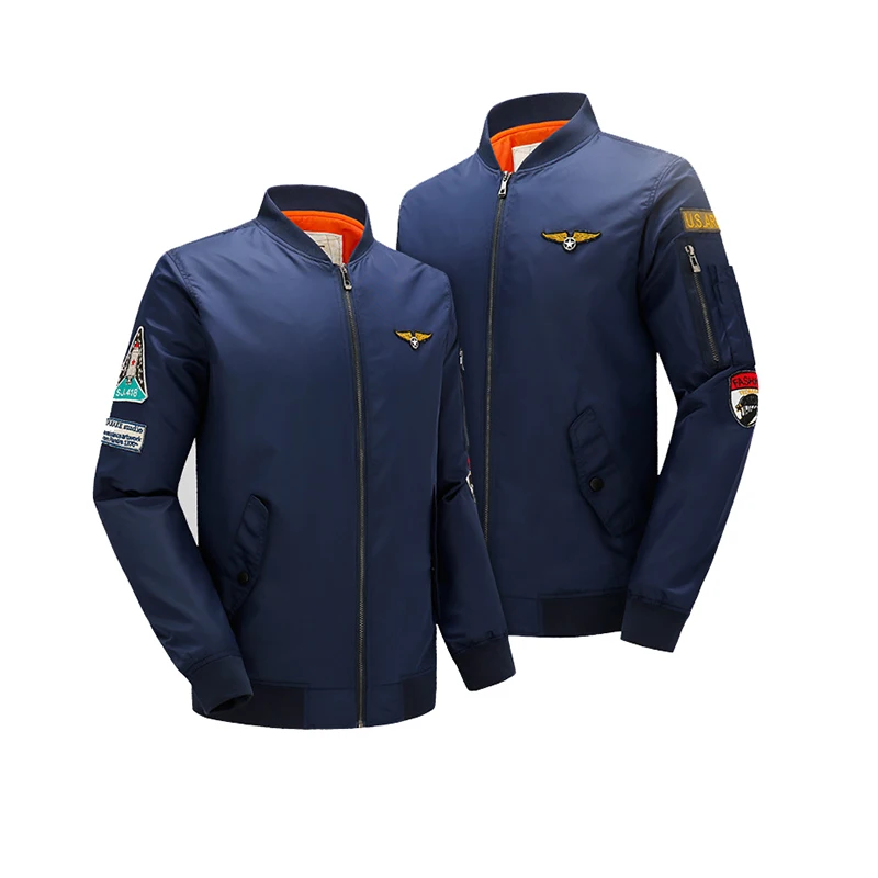 2017 бренд jeeprich Для мужчин Военная Униформа армии Куртки плюс Размеры 5xl стоимость верхняя одежда Вышивка Для мужчин куртка для Aeronautica Militare