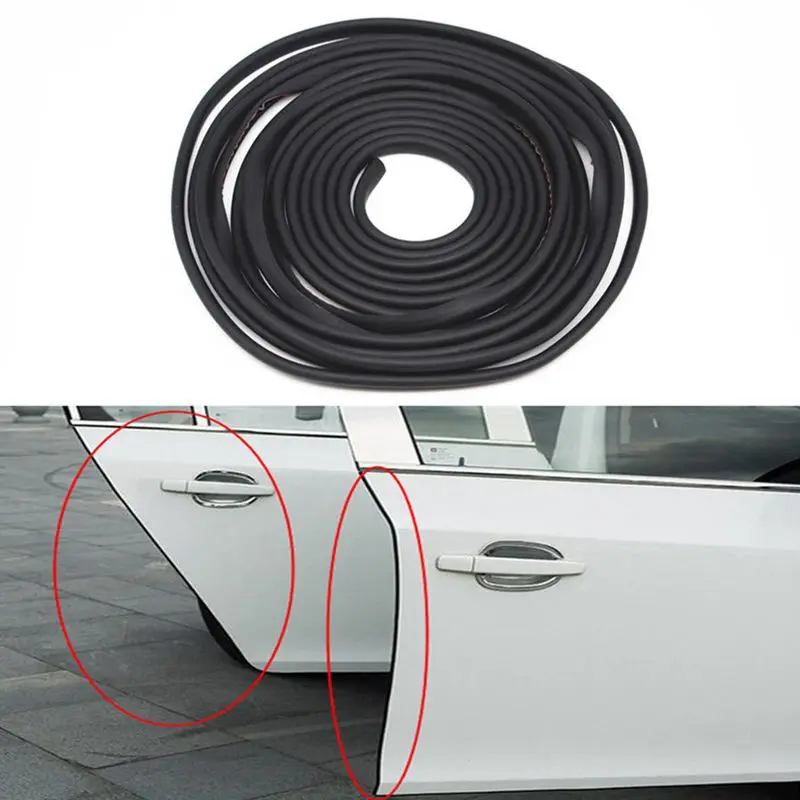 

Car Styling 5M Door Protection Strips Rubber Edge Doors Moldings Side Protector Sticker Scratches Vehicle For Cars Auto