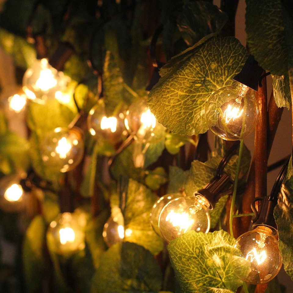G40 Globe String Lights Outdoor Garden Party Wedding Christmas