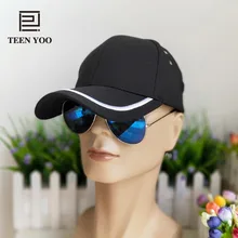 Модная мужская и женская повседневная однотонная Регулируемая бейсбольная бейсболка с колпаком, кепка белого и черного цвета, доступны TEENYOO