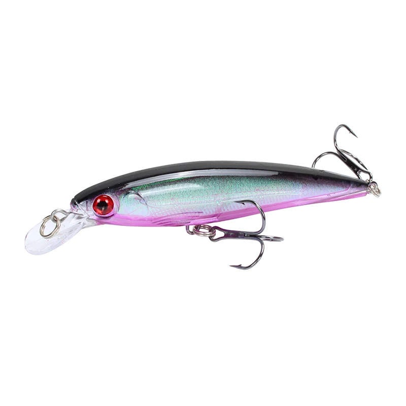 Amlucas Minnow Fishing Lure Laser Hard Bait 11cm 13.5g Floating Fishing Wobblers Crankbait 3D Eyes Swimbait Peche Fishing Tackle