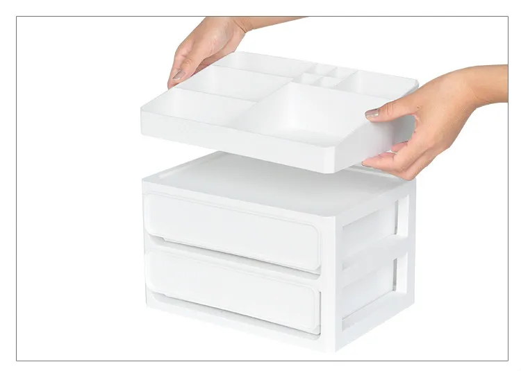 A1 простая коробка для хранения ящиков, Настольная стойка для хранения косметики, туалетный столик, многослойная отделочная коробка wx11161739