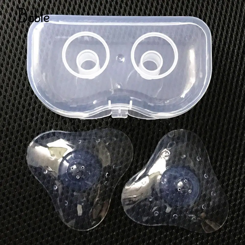 

Women Accessory Nipple Shield Nipple Cover 2017 New Nipple Protective Case Silicone Triangular Transparent Breast Protector