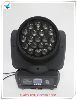 

H-(4/lot) LED moving head beam wash zoom 19x12w led moving head rgbw 4 in 1 dj light dmx512